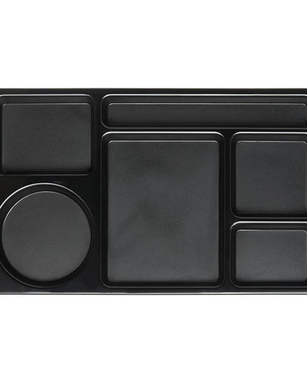 Khay Nhựa Chữ Nhật Carlisle 61503 6 Ngăn 38.1 x 22.2 cm Đen