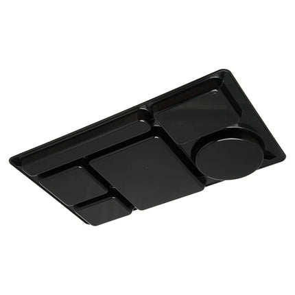 Khay Nhựa Chữ Nhật Carlisle 61503 6 Ngăn 38.1 x 22.2 cm Đen