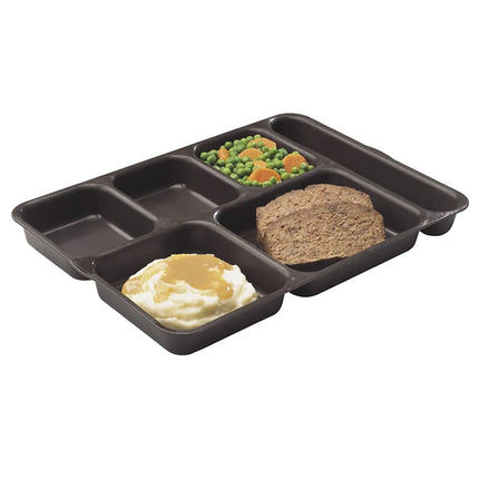 Khay Nhựa Chữ Nhật Chia 6 Ngăn Cambro 10146DCP167 25.2 cm x 35.4 cm Màu Nâu