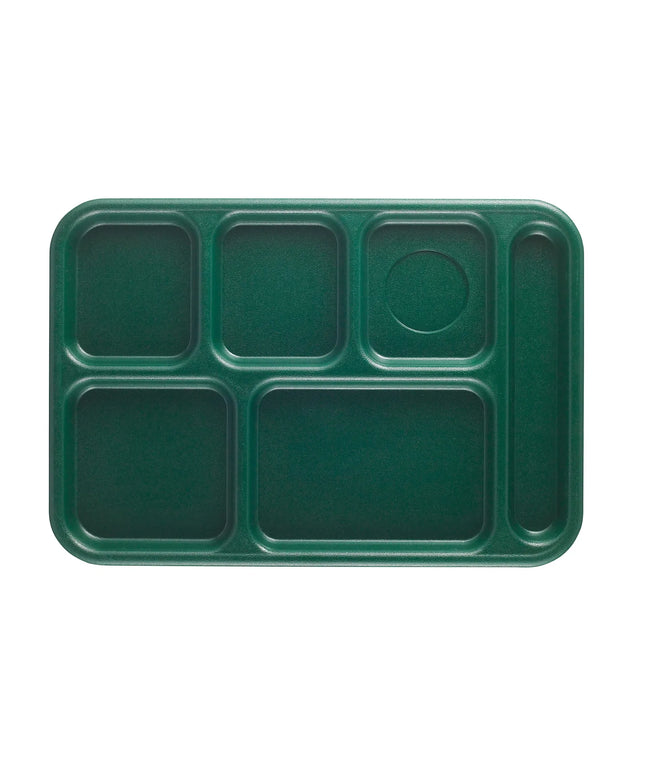 Khay Nhựa Chữ Nhật Chia 6 Ngăn Cambro BCT1014119 25.4 cm x 36.8 cm Màu Sherwood Green