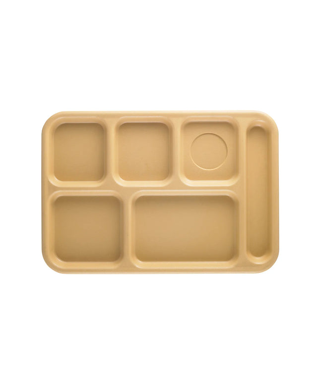 Khay Nhựa Chữ Nhật Chia 6 Ngăn Cambro BCT1014161 25.4 cm x 36.8 cm Màu Tan