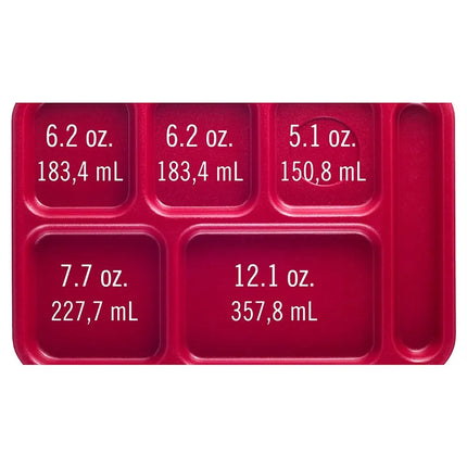 Khay Nhựa Chữ Nhật Chia 6 Ngăn Cambro BCT1014161 25.4 cm x 36.8 cm Màu Tan