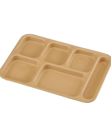 Khay Nhựa Chữ Nhật Chia 6 Ngăn Cambro BCT1014161 25.4 cm x 36.8 cm Màu Tan