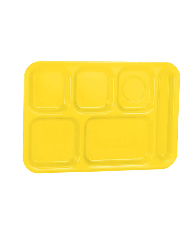 Khay Nhựa Chữ Nhật Chia 6 Ngăn Vollrath 2015-138 37.5 cm x 25.1 cm Màu Vàng Tươi