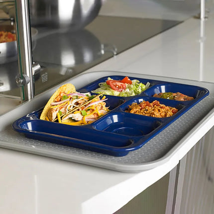 Khay Nhựa Chữ Nhật Chia 6 Ngăn Vollrath 2015-138 37.5 cm x 25.1 cm Màu Vàng Tươi