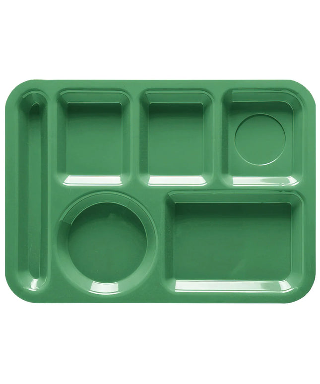 Khay Nhựa Chữ Nhật GET TL-152-FG 6 Ngăn 35.6 x 25.4 cm Màu Rainforest Green