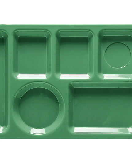 Khay Nhựa Chữ Nhật GET TL-152-FG 6 Ngăn 35.6 x 25.4 cm Màu Rainforest Green