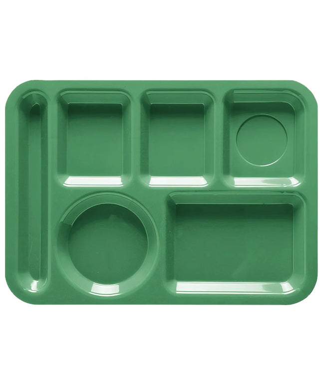 Khay Nhựa Chữ Nhật GET TL-152-FG 6 Ngăn 35.6 x 25.4 cm Màu Rainforest Green