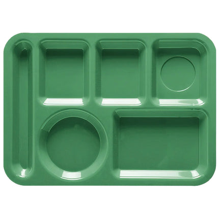 Khay Nhựa Chữ Nhật GET TL-152-FG 6 Ngăn 35.6 x 25.4 cm Màu Rainforest Green