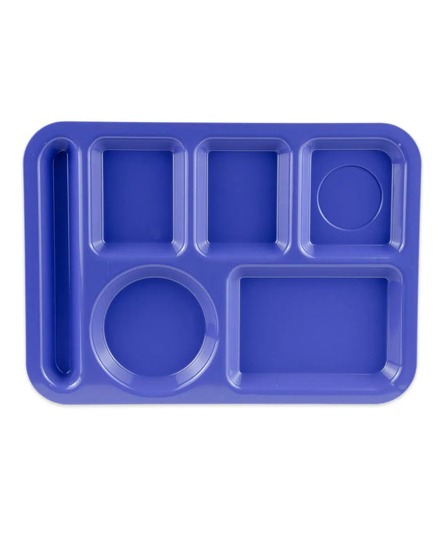 Khay Nhựa Chữ Nhật GET TL-152-PB 6 Ngăn 35.6 x 25.4 cm Màu Peacock Blue