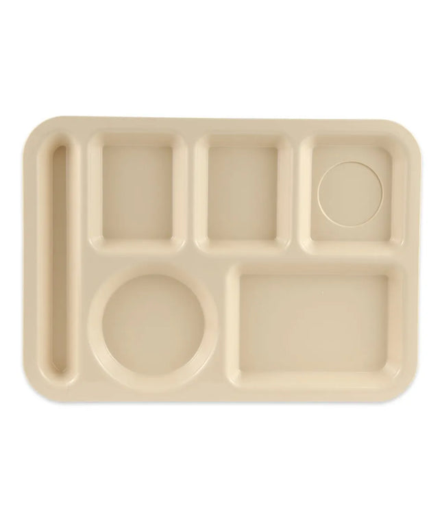 Khay Nhựa Chữ Nhật GET TL-153-T 6 Ngăn 35.6 x 25.4 cm Màu Tan