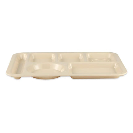 Khay Nhựa Chữ Nhật GET TL-153-T 6 Ngăn 35.6 x 25.4 cm Màu Tan