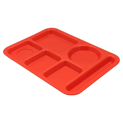 Khay Nhựa Chữ Nhật GET TR-152-RO 6 Ngăn 36.5 x 25.1 cm Màu Rio Orange