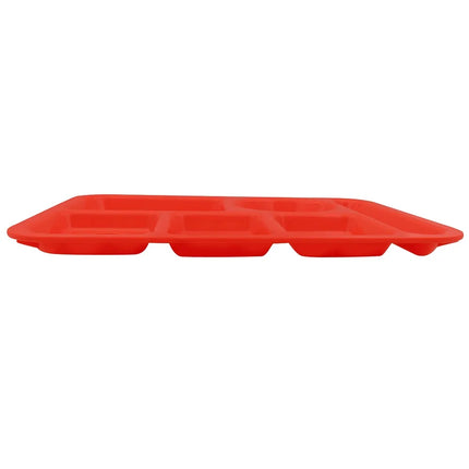 Khay Nhựa Chữ Nhật GET TR-152-RO 6 Ngăn 36.5 x 25.1 cm Màu Rio Orange