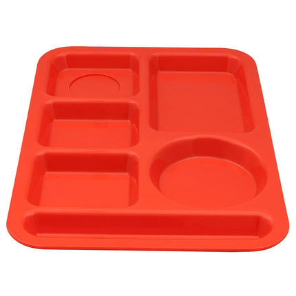 Khay Nhựa Chữ Nhật GET TR-152-RO 6 Ngăn 36.5 x 25.1 cm Màu Rio Orange