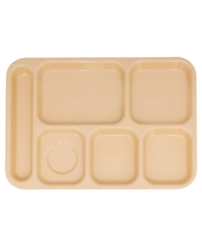 Khay Nhựa Chữ Nhật GET TR-152-T 6 Ngăn 36.5 x 25.1 cm Màu Tan