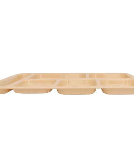 Khay Nhựa Chữ Nhật GET TR-152-T 6 Ngăn 36.5 x 25.1 cm Màu Tan