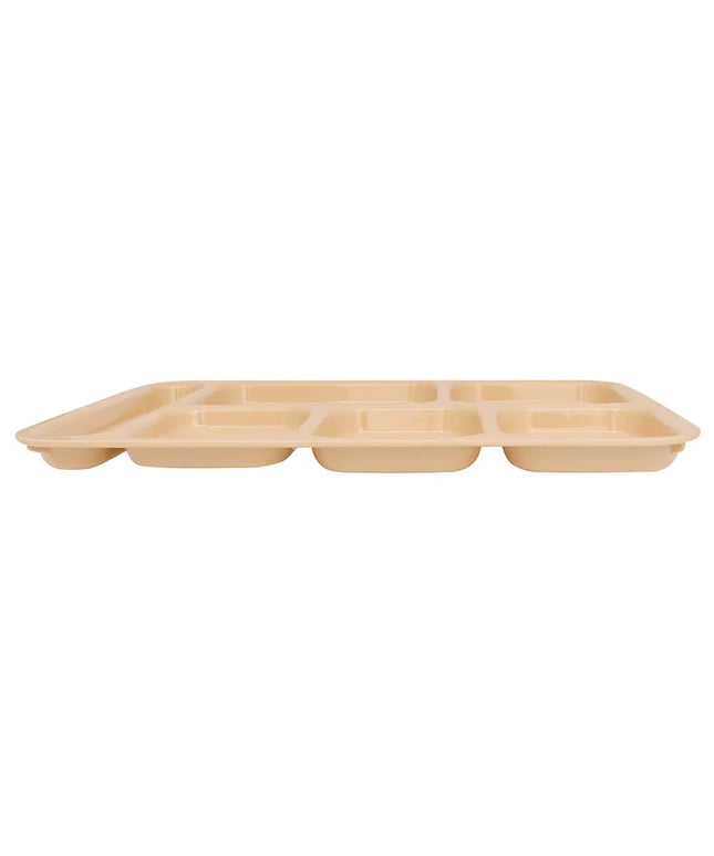 Khay Nhựa Chữ Nhật GET TR-152-T 6 Ngăn 36.5 x 25.1 cm Màu Tan
