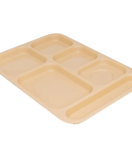 Khay Nhựa Chữ Nhật GET TR-152-T 6 Ngăn 36.5 x 25.1 cm Màu Tan