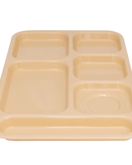 Khay Nhựa Chữ Nhật GET TR-152-T 6 Ngăn 36.5 x 25.1 cm Màu Tan