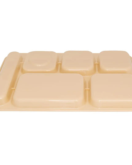 Khay Nhựa Chữ Nhật GET TR-152-T 6 Ngăn 36.5 x 25.1 cm Màu Tan