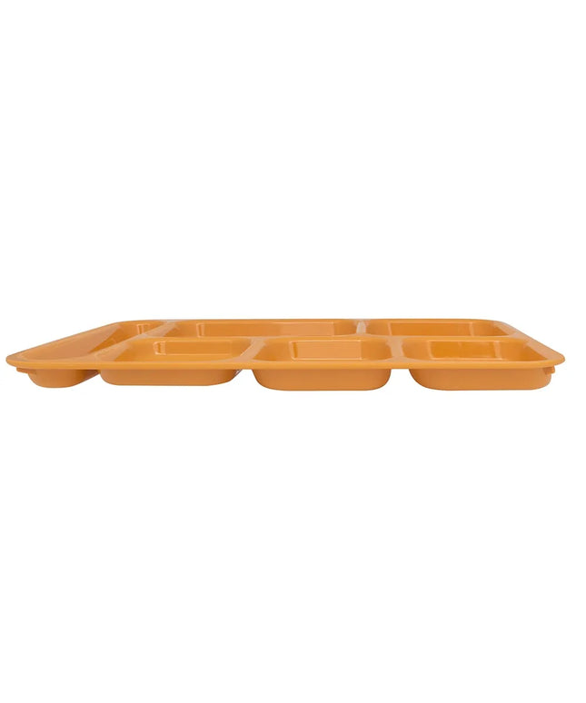 Khay Nhựa Chữ Nhật GET TR-152-TY 6 Ngăn 36.5 x 25.1 cm Màu Tropical Yellow