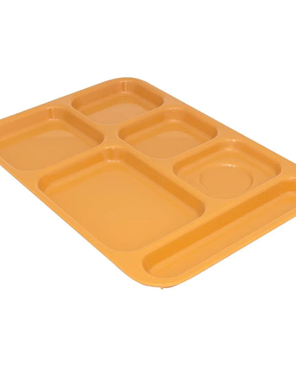 Khay Nhựa Chữ Nhật GET TR-152-TY 6 Ngăn 36.5 x 25.1 cm Màu Tropical Yellow