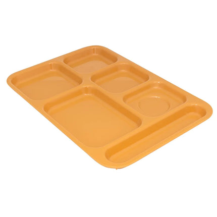 Khay Nhựa Chữ Nhật GET TR-152-TY 6 Ngăn 36.5 x 25.1 cm Màu Tropical Yellow