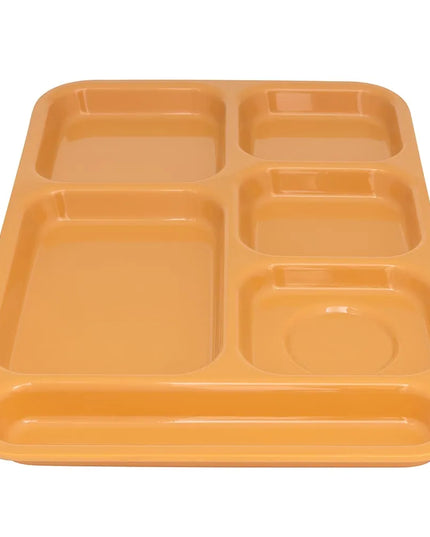 Khay Nhựa Chữ Nhật GET TR-152-TY 6 Ngăn 36.5 x 25.1 cm Màu Tropical Yellow