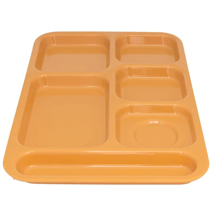 Khay Nhựa Chữ Nhật GET TR-152-TY 6 Ngăn 36.5 x 25.1 cm Màu Tropical Yellow