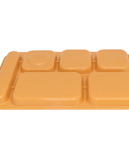 Khay Nhựa Chữ Nhật GET TR-152-TY 6 Ngăn 36.5 x 25.1 cm Màu Tropical Yellow