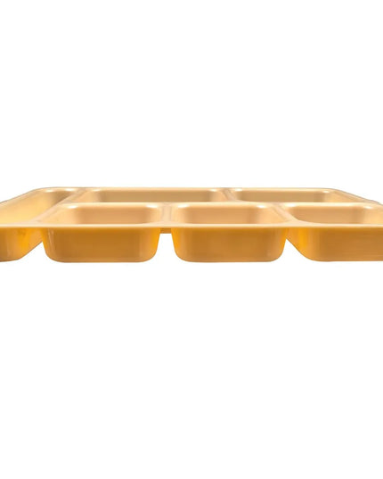 Khay Nhựa Hình Chữ Nhật Cambro 10146DCW133 6 Ngăn 25.4 x 36 cm Màu Be