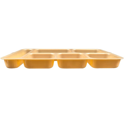 Khay Nhựa Hình Chữ Nhật Cambro 10146DCW133 6 Ngăn 25.4 x 36 cm Màu Be