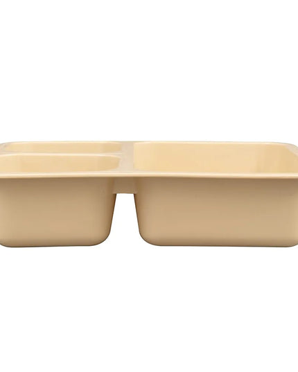 Khay Nhựa Hình Chữ Nhật Cambro 853FCP161 3 Ngăn, 21.7 x 15.9 cm, Be