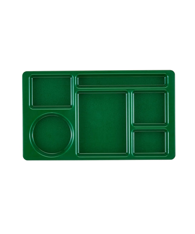 Khay Nhựa Hình Chữ Nhật Cambro 915CW119 6 Ngăn, 22.2 x 38.1 cm, Xanh Sherwood