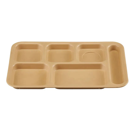 Khay Nhựa Hình Chữ Nhật Cambro PS1014161 6 Ngăn, 25.4 x 36.8 cm, Be