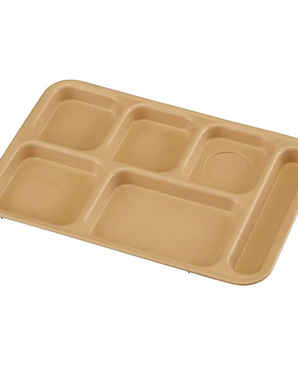 Khay Nhựa Hình Chữ Nhật Cambro PS1014161 6 Ngăn, 25.4 x 36.8 cm, Be