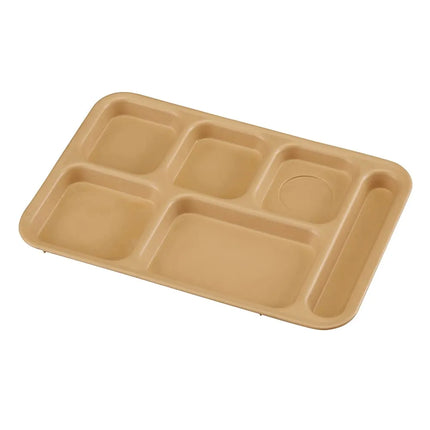 Khay Nhựa Hình Chữ Nhật Cambro PS1014161 6 Ngăn, 25.4 x 36.8 cm, Be
