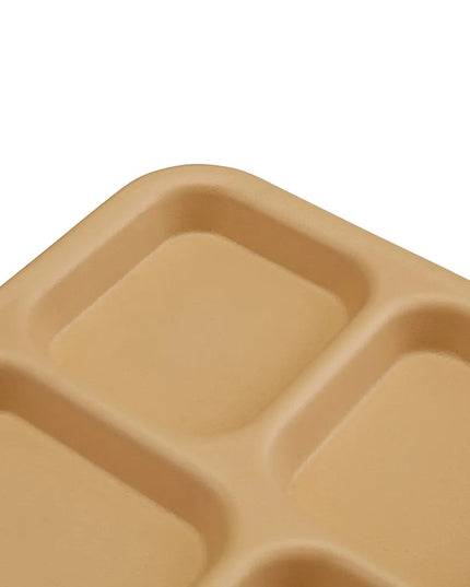 Khay Nhựa Hình Chữ Nhật Cambro PS1014161 6 Ngăn, 25.4 x 36.8 cm, Be