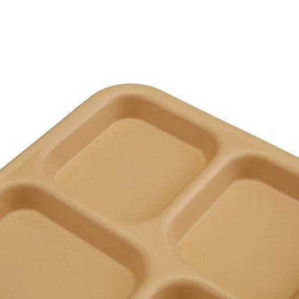 Khay Nhựa Hình Chữ Nhật Cambro PS1014161 6 Ngăn, 25.4 x 36.8 cm, Be