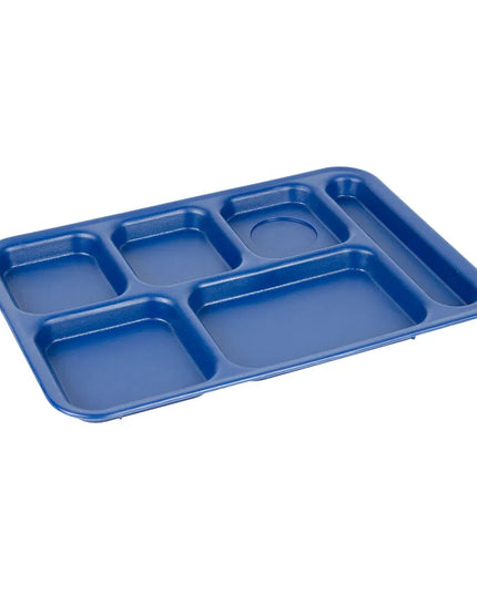 Khay Nhựa Hình Chữ Nhật Cambro PS1014186 6 Ngăn, 25.4 x 36.8 cm, Xanh Navy