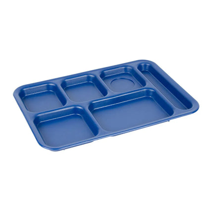 Khay Nhựa Hình Chữ Nhật Cambro PS1014186 6 Ngăn, 25.4 x 36.8 cm, Xanh Navy