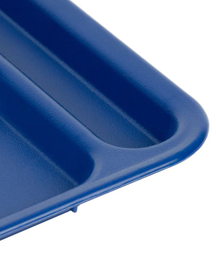 Khay Nhựa Hình Chữ Nhật Cambro PS1014186 6 Ngăn, 25.4 x 36.8 cm, Xanh Navy