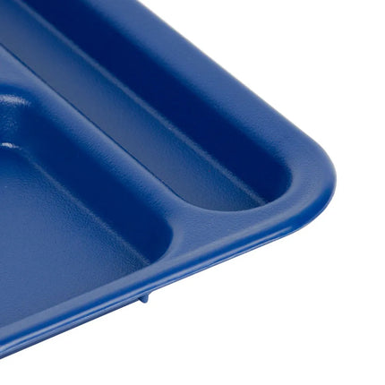 Khay Nhựa Hình Chữ Nhật Cambro PS1014186 6 Ngăn, 25.4 x 36.8 cm, Xanh Navy