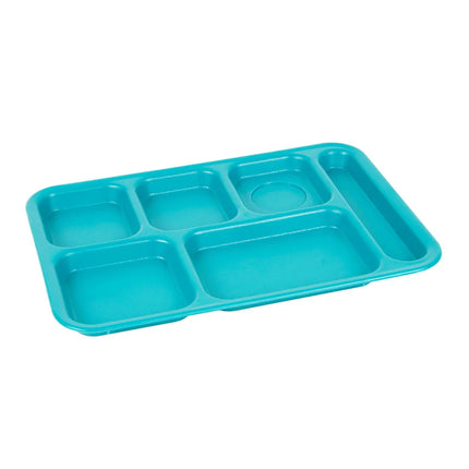 Khay Nhựa Hình Chữ Nhật Cambro PS1014414 6 Ngăn, 25.4 x 36.8 cm, Xanh Teal
