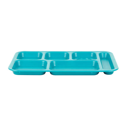 Khay Nhựa Hình Chữ Nhật Cambro PS1014414 6 Ngăn, 25.4 x 36.8 cm, Xanh Teal