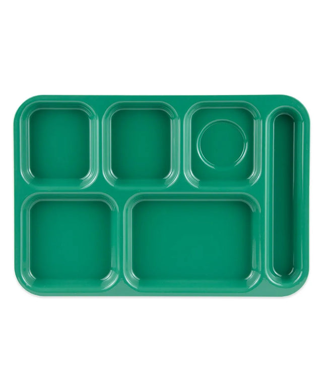 Khay Nhựa Hình Chữ Nhật GET TR-152-FG 6 Ngăn, 36.5 x 25.1 cm, Xanh Rainforest