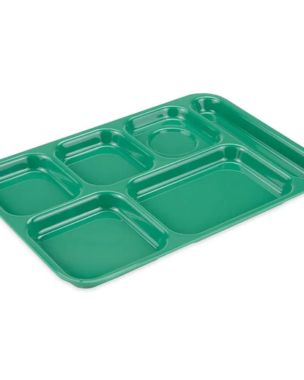 Khay Nhựa Hình Chữ Nhật GET TR-152-FG 6 Ngăn, 36.5 x 25.1 cm, Xanh Rainforest