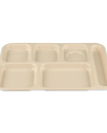 Khay Nhựa Hình Chữ Nhật GET TR-153-T 6 Ngăn, 36.8 x 25.4 cm, Be