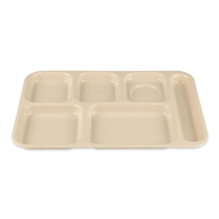 Khay Nhựa Hình Chữ Nhật GET TR-153-T 6 Ngăn, 36.8 x 25.4 cm, Be